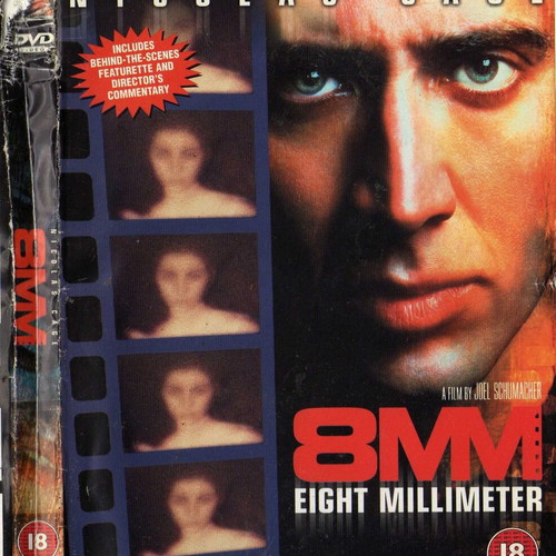 8MM Eight Millimeter DVD used, drama thriller with subtitles