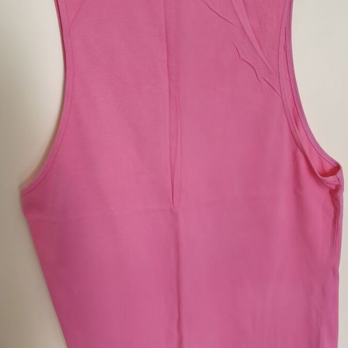 Pink tank top 3Guys used, summer print