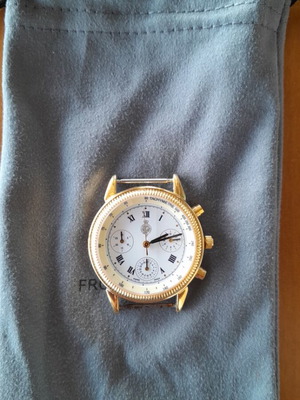 Royal Chronograph Swiss Watch like new, gold color, men's