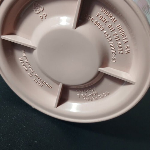 Invicta thermos vintage used in cream and pink color