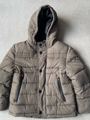 Marks & Spencer Boys' Jacket 128 cm like new, brown and green