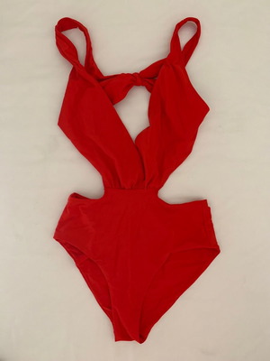 Red swimsuit M