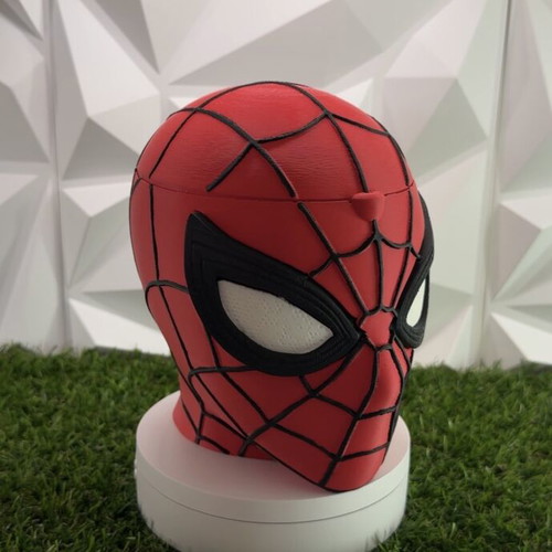 Spider-Man Popcorn Bucket 3D printed made to order