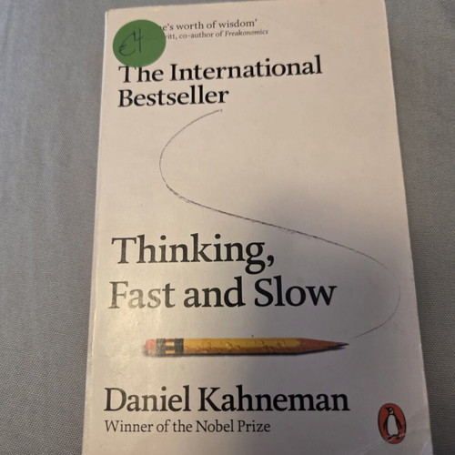 Thinking, Fast and Slow book used with slight spine damage