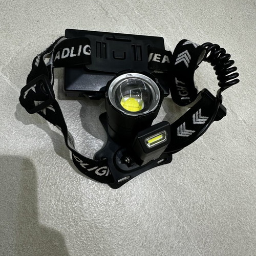 Fishing headlamp used, very powerful