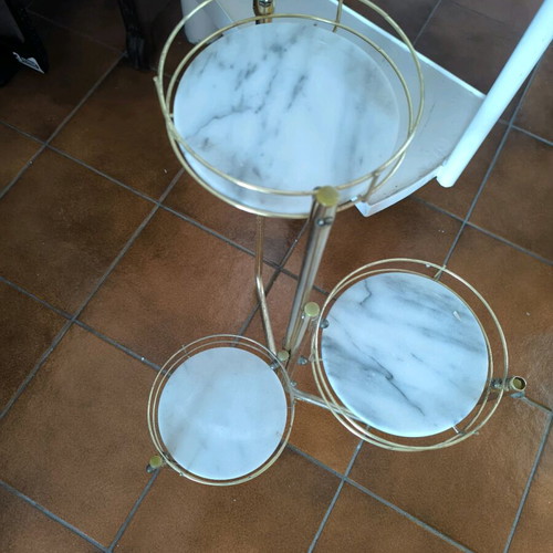 Decorative stand 3-tier used with marble base