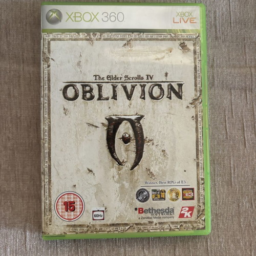 The Elder Scrolls IV Oblivion Xbox 360 game, English