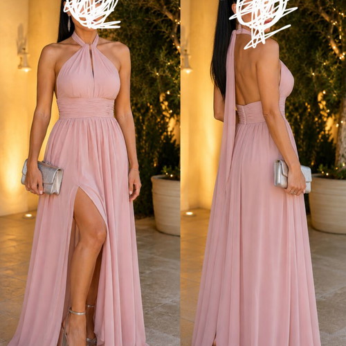 Shein pink dress like new for weddings and baptisms