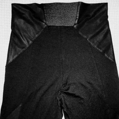 Women's black leggings XS new with vinyl patterns