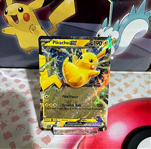 Pokemon κάρτα Pikachu ex holographic