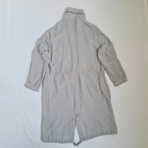 All Saints Agnes Parka women's light jacket size M grey like new