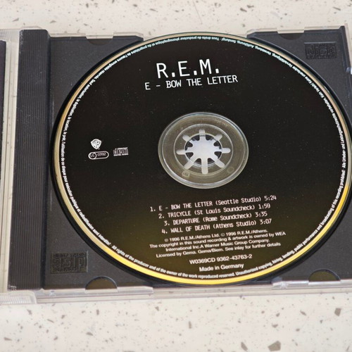 R.E.M. New Adventures in Hi-Fi CD with bonus single