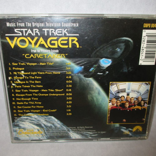 Star Trek Voyager CD used, music from the original television soundtrack