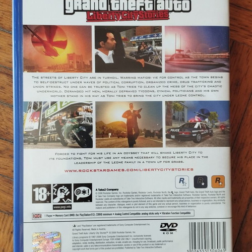 Grand Theft Auto Liberty City Stories παιχνίδι PS2