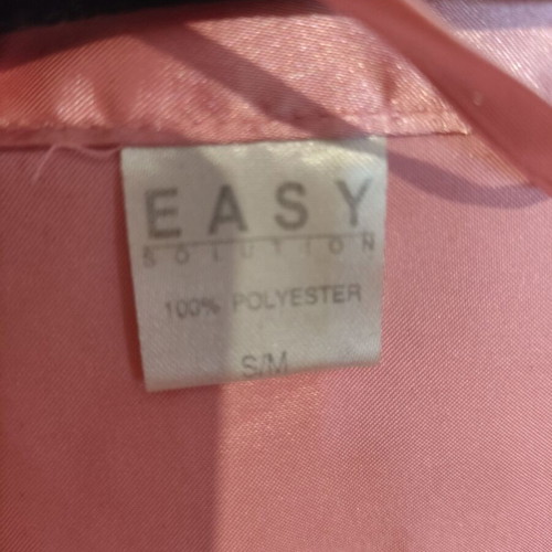 Pink satin texture robe used, size small/medium