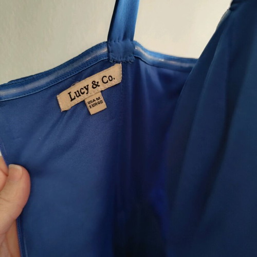 Lucy & Co dress blue like new, size M