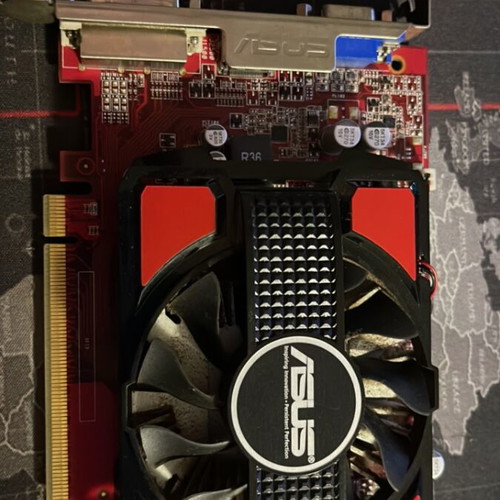ASUS R7 250 graphics card used, 1024 MB memory