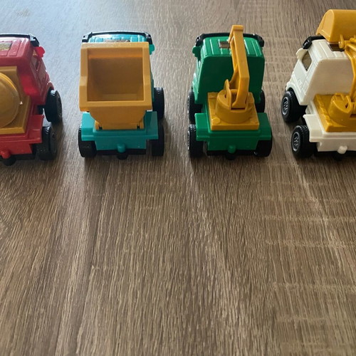 Toy Trucks set like new, small size