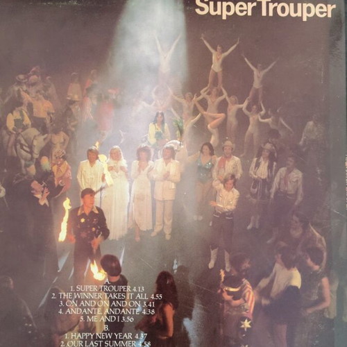 Abba Super Trouper vinyl record