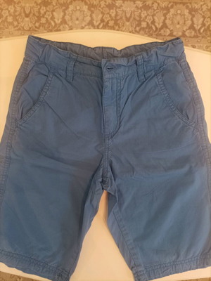 Benetton bermuda shorts used, blue, for 7-8 years old