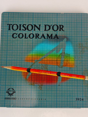 Toison D'or Colorama 3924 Colored Pencils Set Like New, 24 pcs