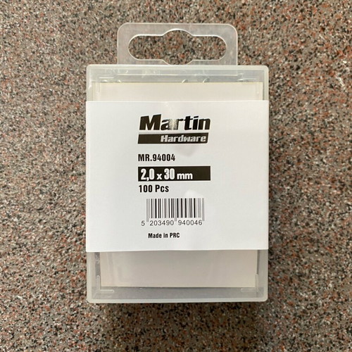 Steel nails for wall new, box of 100, 3cm length