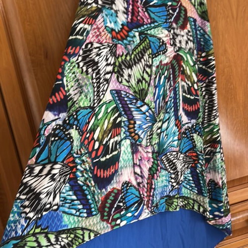 Dress with butterfly pattern like new, colorful, summer style