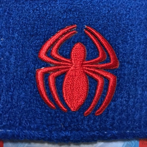 Spider-Man blue sport sweat wrist band Marvel Comics new