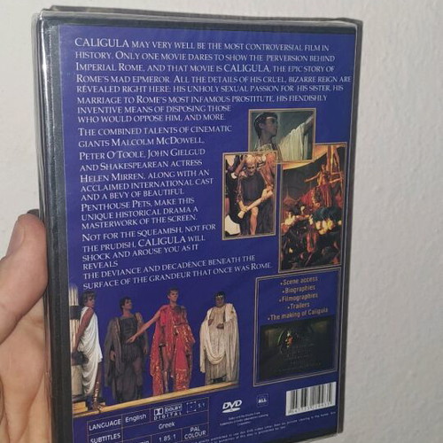 Caligula DVD new, collectible masterpiece with subtitles