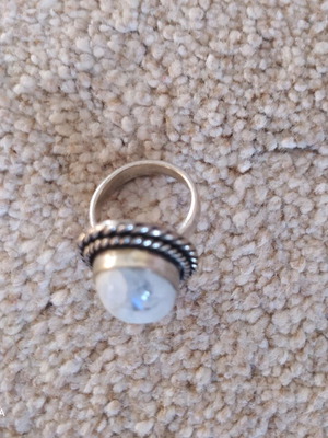 Δάχτυλιδι μεταχειρισμένο με πέτρα και ατσάλι