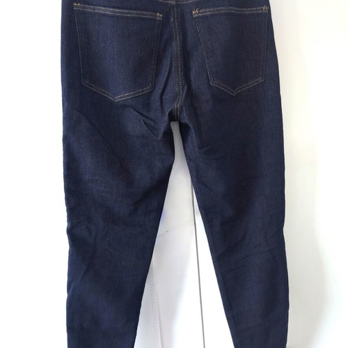 Doretta dark blue denim jeans used, elastic fabric, comfortable fit