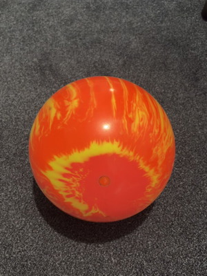 Bowling ball like new with holes