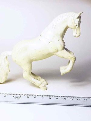 Plastic horse figure toy used