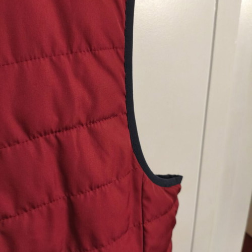 Quilted Double Face Vest size XXL like new, blue and red