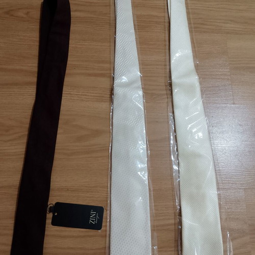 Men's ties like new, pack of 3, Zini and Leonardo francece