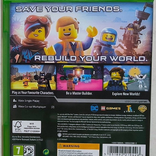 Xbox One LEGO The Movie 2 like new
