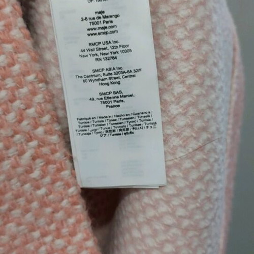 Maje dress unworn, size M, pink