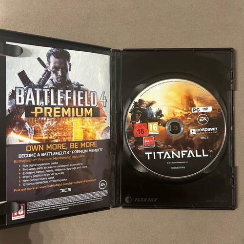 Titanfall PC game used, codes missing or used