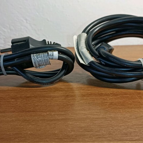 Power cables used, set of 2 pieces