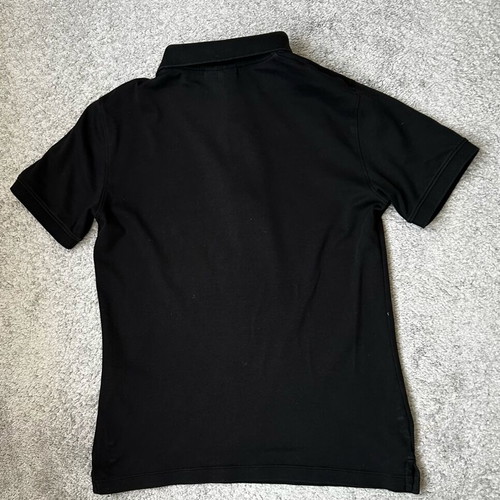 Emporio Armani men's zip polo shirt S like new, black