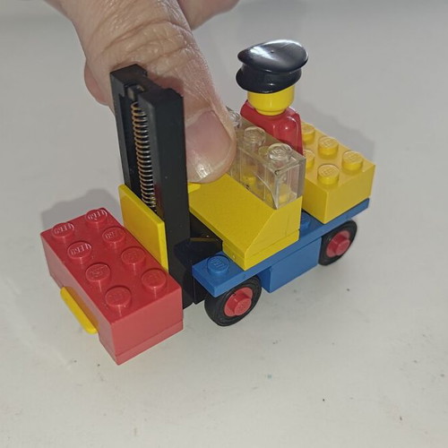 Lego Vintage Fork Lift used, 1975 set with driver