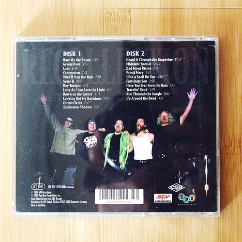 Creedence Clearwater Revisited Recollection 2CD live album