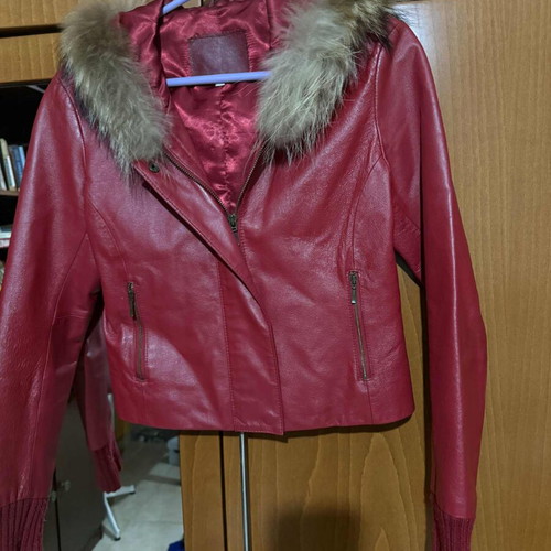 Leather jacket size M like new