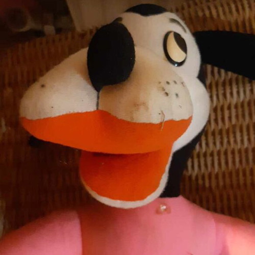 Large Goofy doll used, rare, possibly Greek made from the 80s
