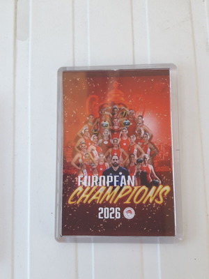 Μαγνητάκι Ολυμπιακός 2026 Champions of Europe πόλο γυναικών καινούργιο