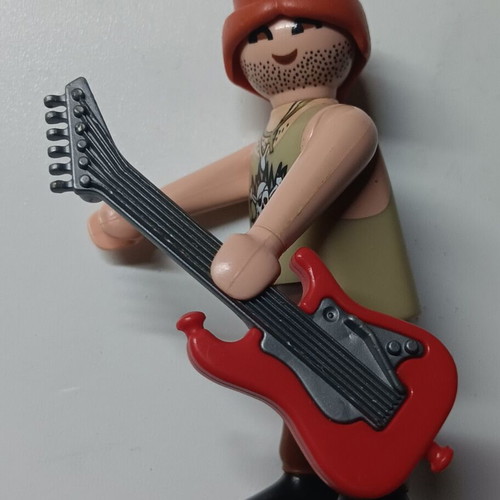 Playmobil guitarist used