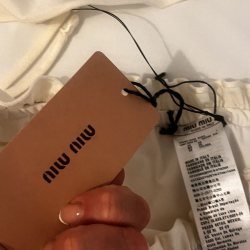 Miu Miu bikini swimsuit size 42, beige