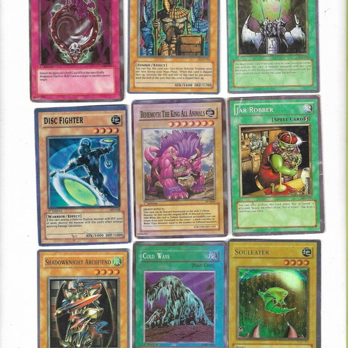 Yu Gi Oh! card pack of 51 used, some cards with damage
