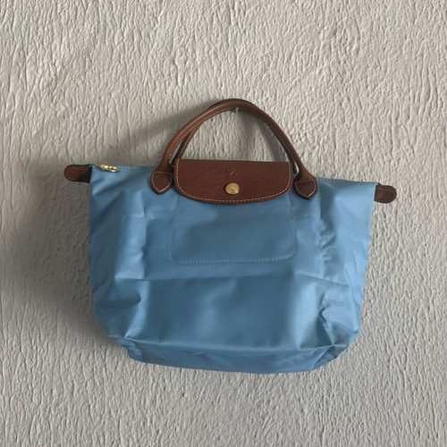 Longchamp blue medium handbag new without tags