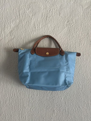 Longchamp blue medium handbag new without tags